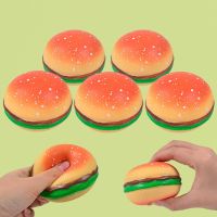 Children Hand Pinch Burger Toy Soft Relax Decompression Toy For Birthday Gift