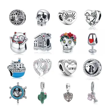 Pandora Bracelet Charms, Sparkling Handbag Silver Purse, Bag Charm 791534CZ, Pandora Gift Pouch, Charms for Pandora Bracelet
