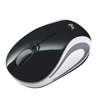 LOGITECH เมาส์ Wireless Optical Mini Mouse (M-187) Black (สีใหม่)