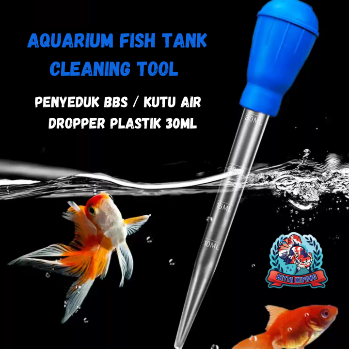 Aquarium Fish Tank Cleaning Tool Dropper Pipette Plastic 30ml