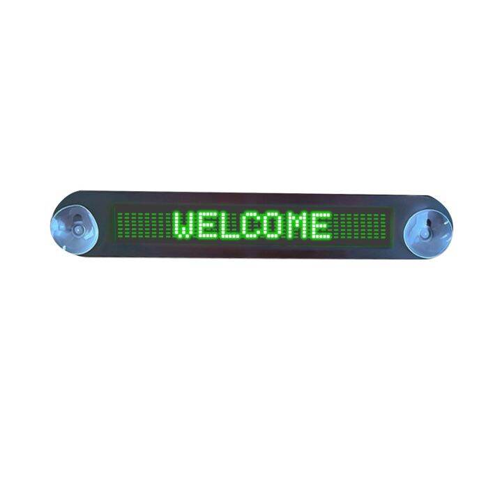 LED Display On Car Rear Window LED Car Sign Expression Screen