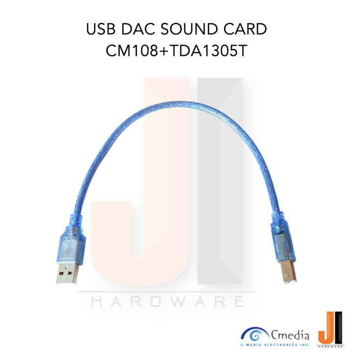 usb-dac-sound-card-cm108-tda1305-2-0-channel-สินค้าใหม่-มีการรับประกัน
