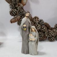 การตกแต่งบ้านประติมากรรมรูปปั้นครอบครัวศักดิ์สิทธิ์เรซินรูปแกะสลักสำหรับประดับตกแต่งพระเยซู