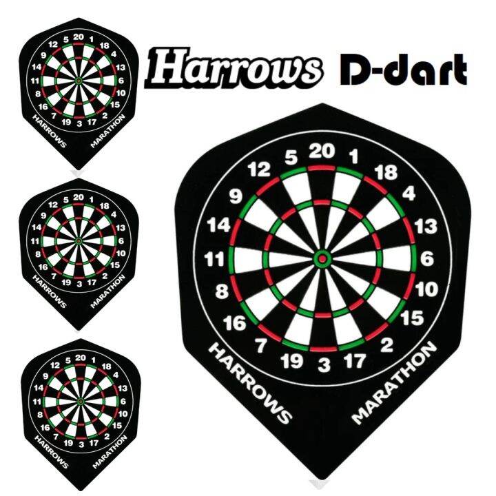 Harrows Dart Flights Standard Marathon Extra Strong DARTBOARD Darts