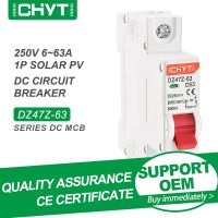 【LZ】 Free Shipping CHYT DZ47Z-63 1P 2P PV Din Rail DC 250V 550V 63A 6kA Solar Air Switch Mini Circuit Breaker MCB For Photovoltaic