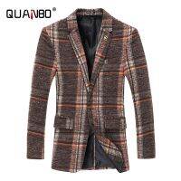 ZZOOI 2021 New Arrivlas Spring Autumn Mens Fashion Plaid  Blazer Hombre Designer Brand Luxury Casual  Party Checkered Suit Coat