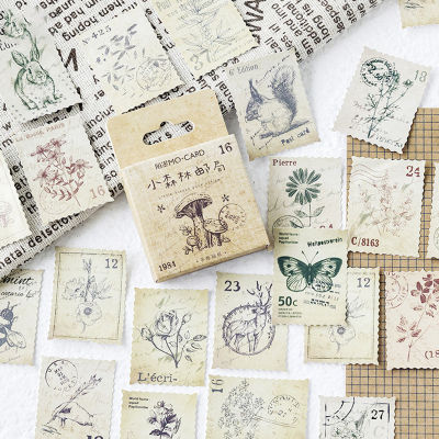 45 Albums Stempel Label Afdichting Dagboek Decoraties Stks/doos Vintage Stickers