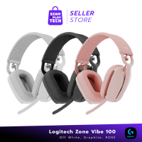 LOGITECH Zone Vibe 100 Lightweight Wireless HeadphonesGraphite Graphite/Off White/Rose (หูฟังเกมมิ่ง)