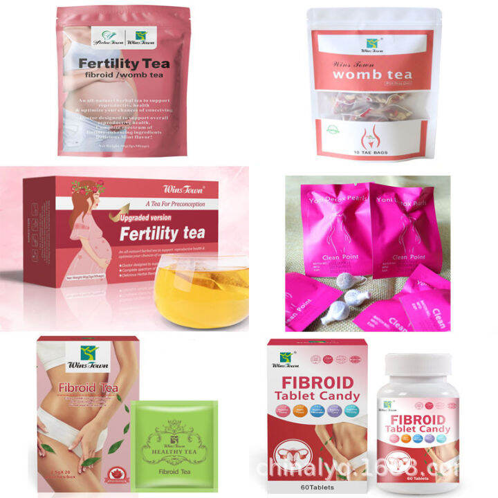 Fertility Tea Jiangong Tea Fibroid Tablet Candy Coffee Tea Womb Detox