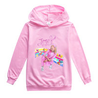 JOJO SIWA เสื้อฮู้ดแขนยาวสำหรับเด็กชายและเด็กหญิง,เสื้อกันหนาวผ้าฝ้ายมีฮู้ดพิมพ์ลายการ์ตูนปี H1283สำหรับฤดูใบไม้ผลิและฤดูใบไม้ร่วง