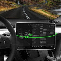 ใหม่ Central Control หน้าจอหมุนสำหรับ Tesla รุ่น3 Y 2019-2022อุปกรณ์เสริมรถ GPS นำทางผู้ถืออุปกรณ์เสริม