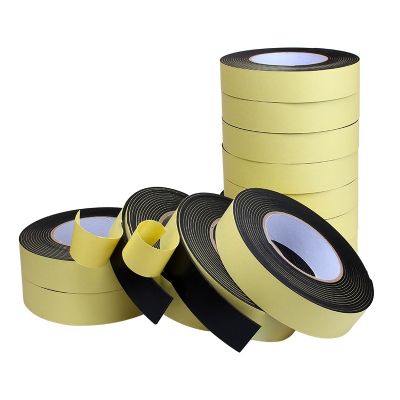 2M/5M/10M Window Door Foam Adhesive Draught Excluder Strip Sealing Tape Adhesive Tape Rubber Weather Strip E/D/I-type