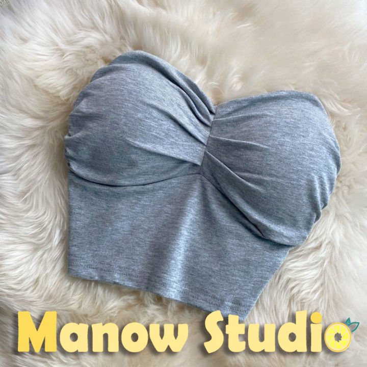 เกาะอก-เสื้อเกาะอกผู้หญิง-เกาะอกแฟชั่น-888-manow-studio