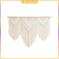 WBLight Macrame ขนาดใหญ่ผ้าปูแต่งพู่พื้นหลังที่แบ็คดรอปงานแต่งงานห้องหอพัก