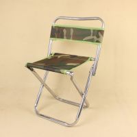 Camouflage Backrest Fishing Stool Portable Folding Chair Outdoor Camping Picnic Mini Seating