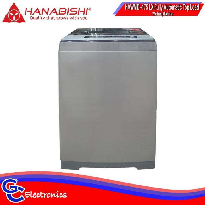 HANABISHI FULLY AUTOMATIC WASHING MACHINE HAWMD175LX Lazada PH