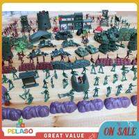 Pelaso ชุดทหารพลาสติก500ชิ้นขนาด4ซม. สำหรับโมเดลกองทัพทราย