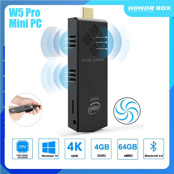 W5 Pro Mini PC Stick Windows 10 2GB 4GB RAM 32GB 64GB ROM 2.4G/5G Dual