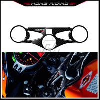 สำหรับ Honda CBR1000RR 2008-2016 3D Carbon-Look Upper Triple Yoke Defender