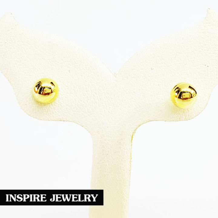 inspire-jewelry-ต่างหูดาวเดือน-ขนาด-8x8mm-น่ารักมาก-งานแบบร้านทอง-หุ้มทองแท้-24k-100
