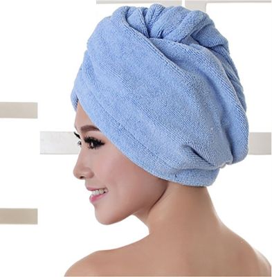 hot【DT】 Woman Dry Hair Absorbent Microfiber Shower Cap Textile Hotel Drying
