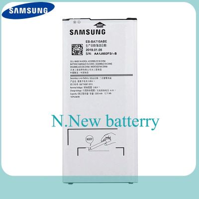 แบตเตอรี่ Samsung Original EB-BA710ABE EB-BA710ABA สำหรับ Samsung GALAXY A7 2016 A7100 A7109 A710 A710F แบตเตอรี่ 3300mA