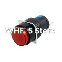 ◙ Momentary NO NC Red Round Shape Mini Pushbutton Switch A16