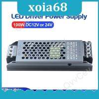 xoia68 Shop 100W DC12V/24V Ultra Thin LED Power Supply Lighting Transformers Adapter Switch 100W AC110-265V For LED Strips