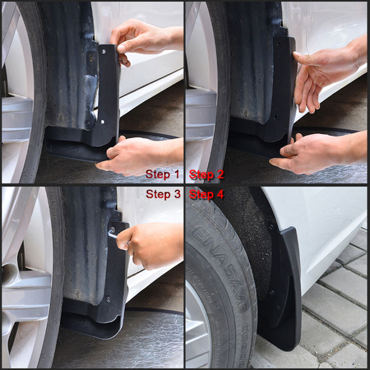 รถจัดแต่งทรงผมสำหรับ-faw-bestune-b70-2021-2023-abs-รถ-mud-flaps-splash-guard-mudguards-mudflaps-ด้านหน้าด้านหลัง-fender-อุปกรณ์เสริมอัตโนมัติ