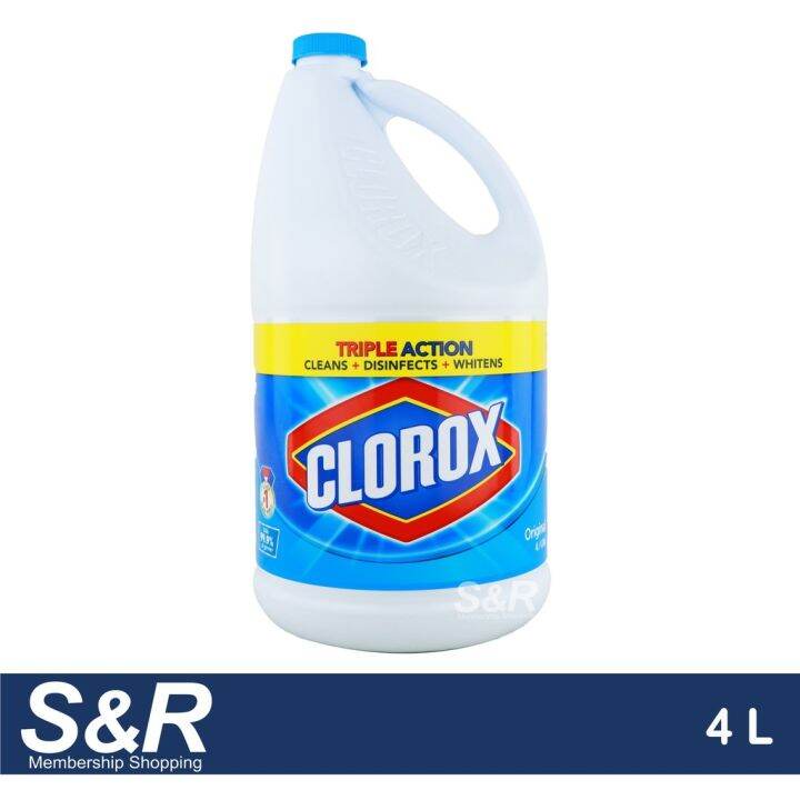 Clorox Triple Action Liquid Bleach Original 4L Lazada PH