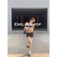 【COD】EMILIA SHOP เสื้อกล้ามครอป เสื้อแขนกุด สไตล์เกาหลีA20K0CD