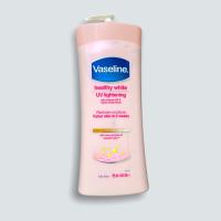 Vaseline Healthy White UV Lightening Body Lotion 725ml. โลชั่นวาสลีน สีชมพู เน้นผิวขาว 725 ml. (1 ชิ้น)