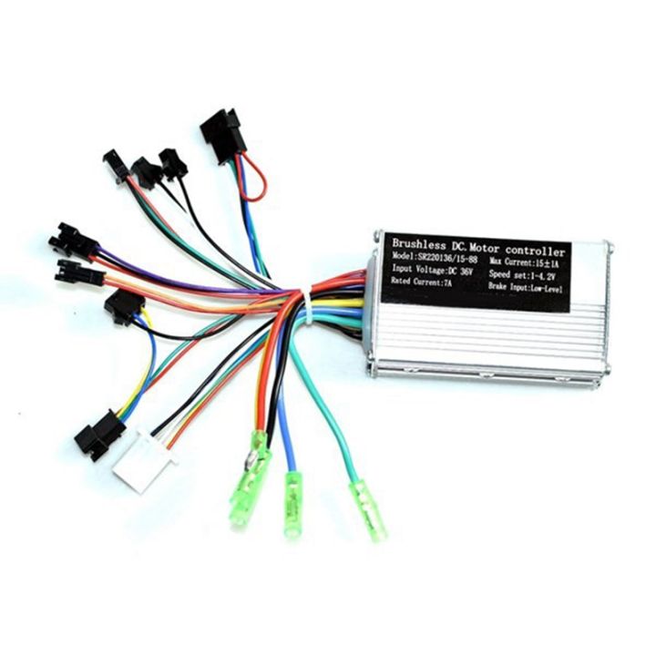 1-set-36v-17a-250w-350w-motor-controller-e-bike-brushless-speed-controller-accessories-and-s866-lcd-display
