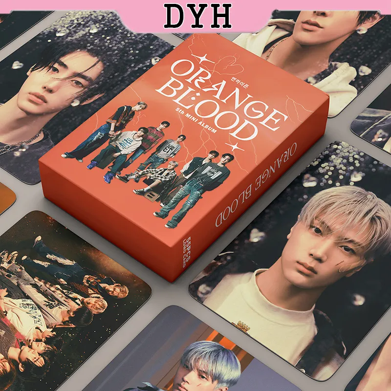 DYH 55pcs ENHYPEN Photocards Sacrifice LOMO Card KPOP Album Postcard  Collection Card