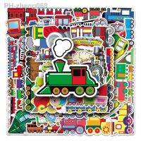 10/25/50pcs Cartoon Little Train Stickers for Teacher Kids Toys DIY Boys Girls Learning Gift Wall Decals Bottle Travel Luggage