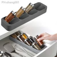 8 Grids Seasoning Bottle Storage Box Kitchen Spice Organizer Drawer Organizers Condiment Bottles Storage Holder Home Supplies