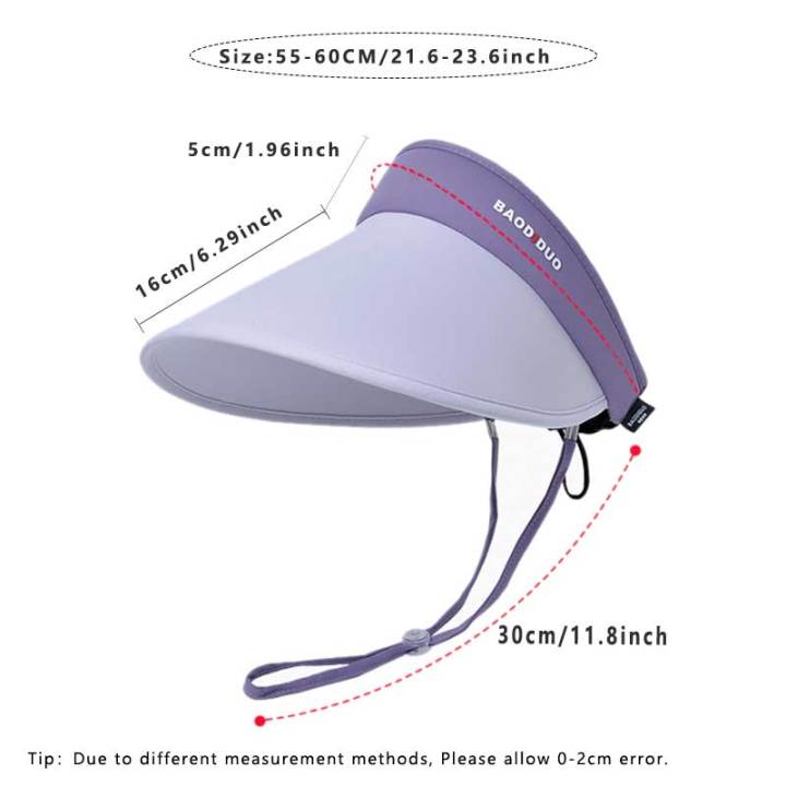 หมวกบังแดดปีกกว้าง16ซม-สำหรับผู้หญิงพับได้กันรังสียูวีเดินทางฤดูร้อนชายทะเลยางยืดหมวกชายทะเลหมวกว่างเปล่าสีคู่