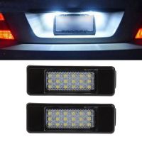 2pcs 18 LED License Plate Light Lamp For Peugeot 207 307 308 Citroen Berlingo 2004-2009 C3 C4 C5 C6 5D