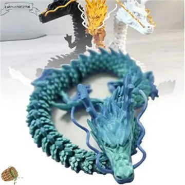 Dragon Dragon Toy Figurine With Movable Joints 3d Printed Articulated Dragon