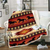 Indian horoscope 3D print fashion fleece blanket for bed bedspread Sherpa blanket