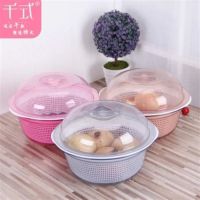 plastic cleaning basket wash basin of waterlogging caused by excessive rainfall kitchen with CaiKuang fruits and vegetables fruit vegetable sieve drop water