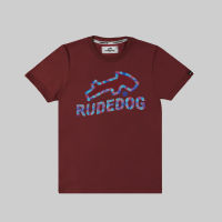 Rudedog เสื้อคอกลม หญิง ชาย รุ่น Nutsu สีแดง