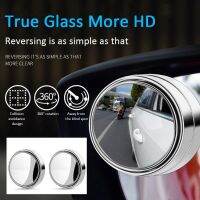 【cw】New Design 360-degree Rotating Car Small Round Mirror Rearview Mirror Car With Large Field Of View Mirror Blind Spot Mirror