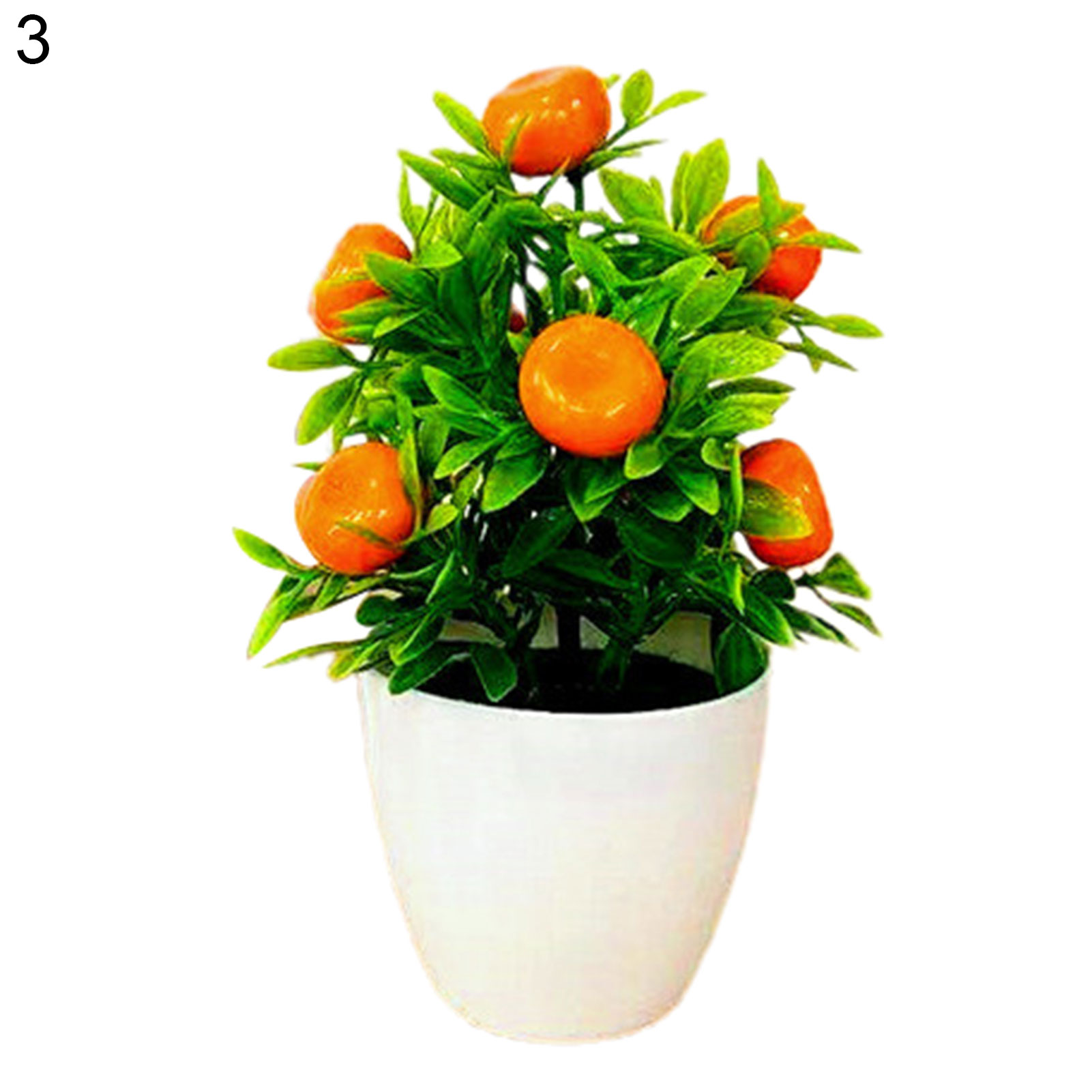 Venice Buah Buatan Buah Huahan Bonsai Mini Orange Pokok Delima Tingkap Hiasan Hiasan Plastik Halaman Simulasi Tumbuhan Bonsai untuk Rumah