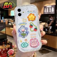 เคสฝาหลัง Apple Iphone 14 Pro Max 14 Plus 13 Pro Max 12 Pro Max 11 Pro Max 3D แฟชั่นลายการ์ตูนน่ารักเคสโทรศัพท์โปร่งใสนิ่มป้องกันการกระแทก