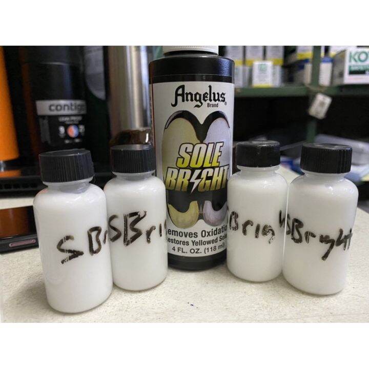 oxidation angelus sole bright leather midsole yellowing pure legit