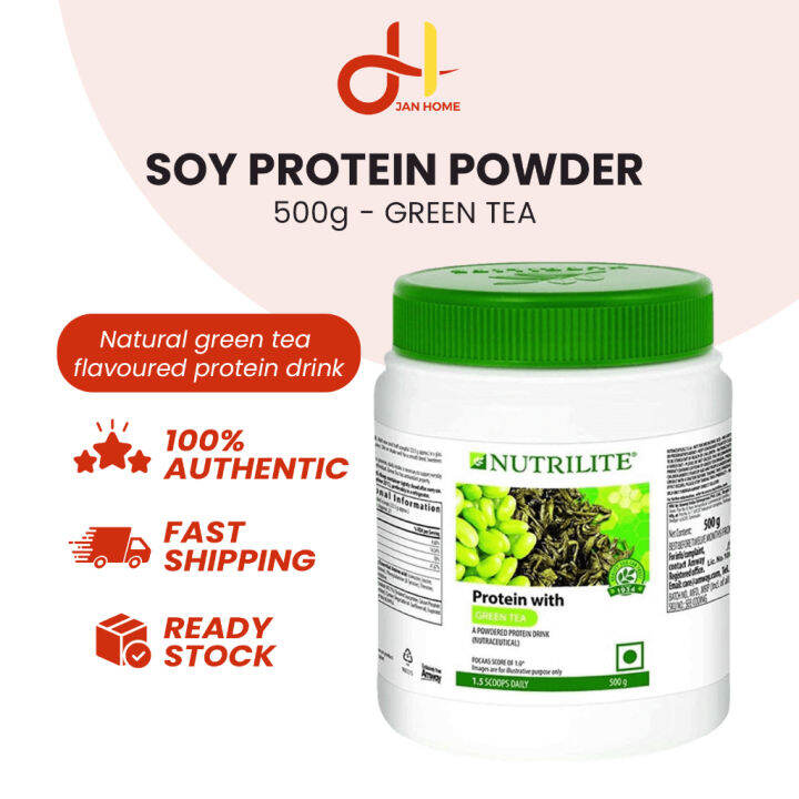 ⭐READY STOCK⭐ (PROMOTION) Amway Soy Protein Powder Mixed Green Tea