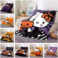 Anime Cartoon Hello Kitty Cute Blanket Office Nap Sofa Childrens Air Conditioning Flannel Soft Keep Warm Can Be Customized 5