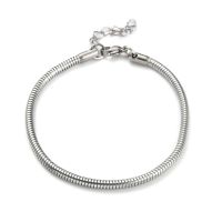 1pc 304 Stainless Steel Bracelets Stainless Steel Color 7-3/4 inch(19.7cm)