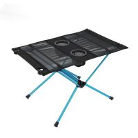 hyfvbu♞  Collapsible Aluminum Alloy Camping Table Outdoor Folding Desk